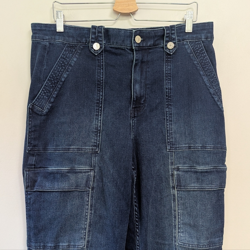 White House Black Market Extra High Rise Trouser Jeans - Picture 3 of 13